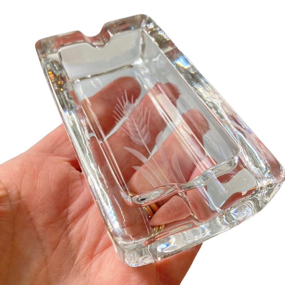 Cut Glass Ashtray